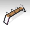 Buitenfitness dipbench 11 De Dip Bench, een zeer degelijk en duurzaam buitenfitness toestel en leuke uitbreiding op uw calisthenicspark.